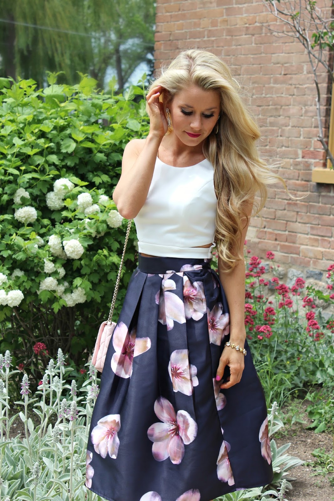 Midi Floral Skirt - Welcome to Olivia Rink